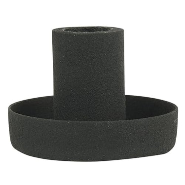 IB Laursen - Kerzenhalter, Kerzenständer - für dünne Kerzen - Aluminium, Metall - schwarz - Höhe 4 cm im Sale